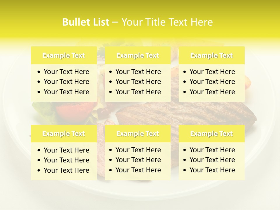 Roasted Beef Horizontal PowerPoint Template