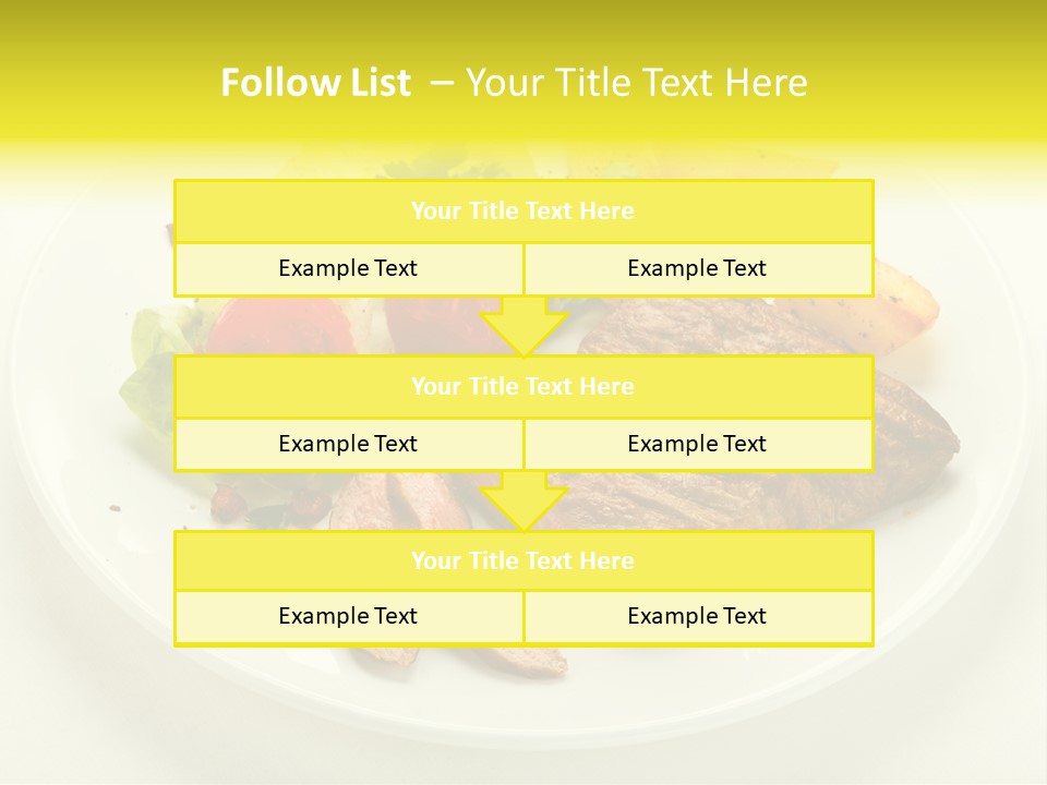 Roasted Beef Horizontal PowerPoint Template