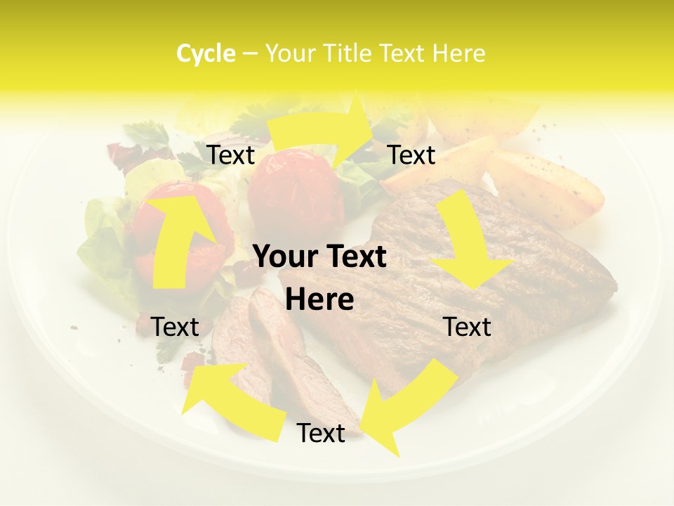 Roasted Beef Horizontal PowerPoint Template
