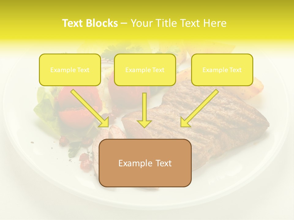 Roasted Beef Horizontal PowerPoint Template