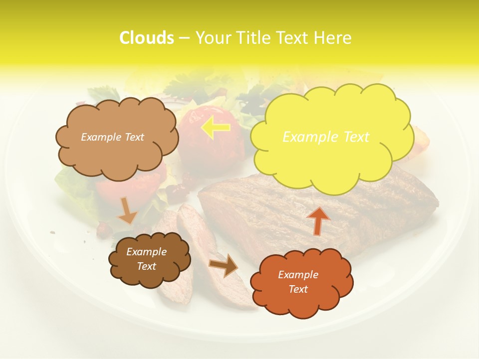 Roasted Beef Horizontal PowerPoint Template