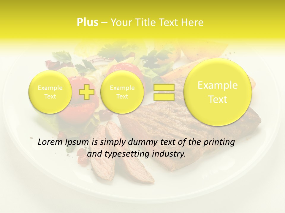 Roasted Beef Horizontal PowerPoint Template