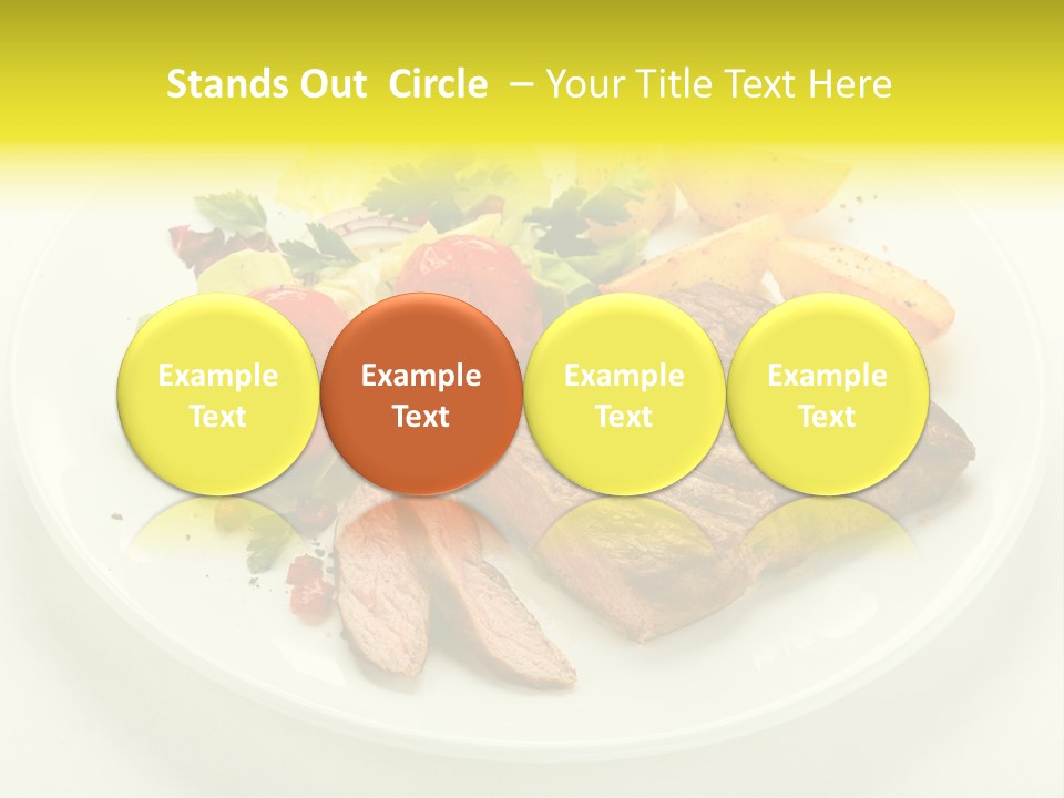 Roasted Beef Horizontal PowerPoint Template