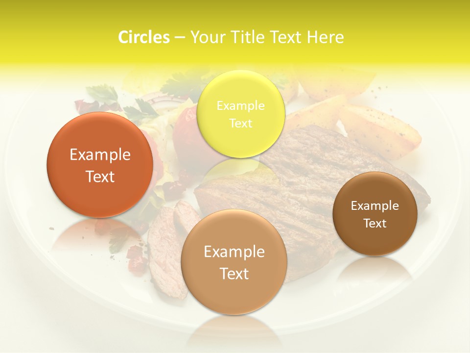 Roasted Beef Horizontal PowerPoint Template