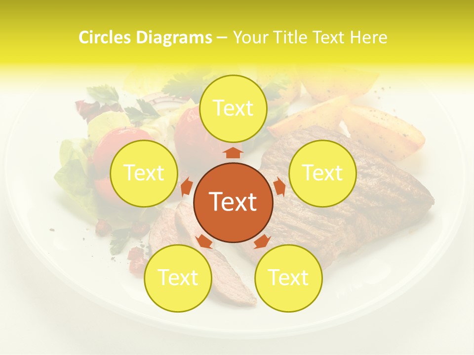 Roasted Beef Horizontal PowerPoint Template