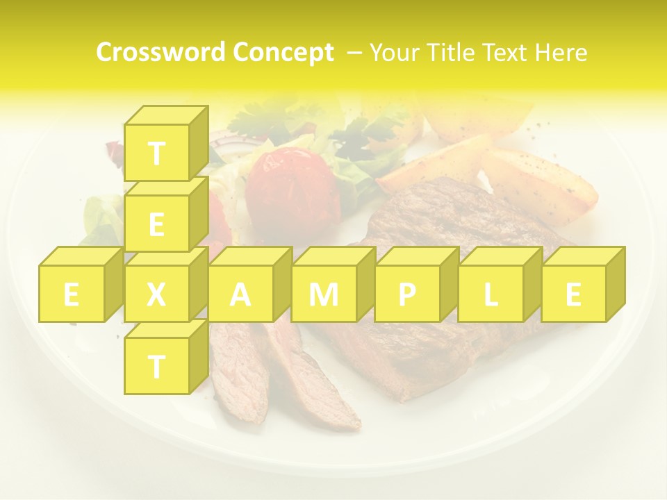 Roasted Beef Horizontal PowerPoint Template