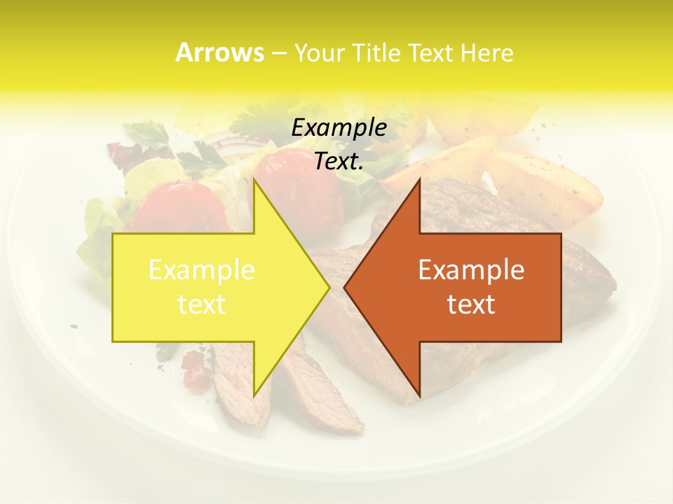 Roasted Beef Horizontal PowerPoint Template