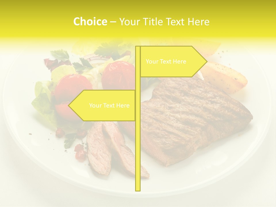 Roasted Beef Horizontal PowerPoint Template