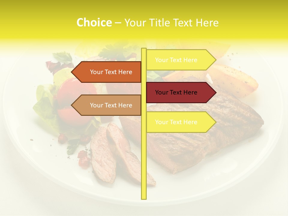 Roasted Beef Horizontal PowerPoint Template