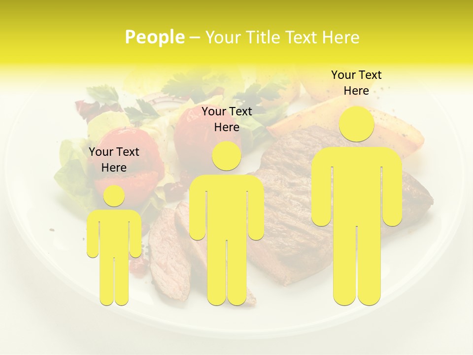 Roasted Beef Horizontal PowerPoint Template