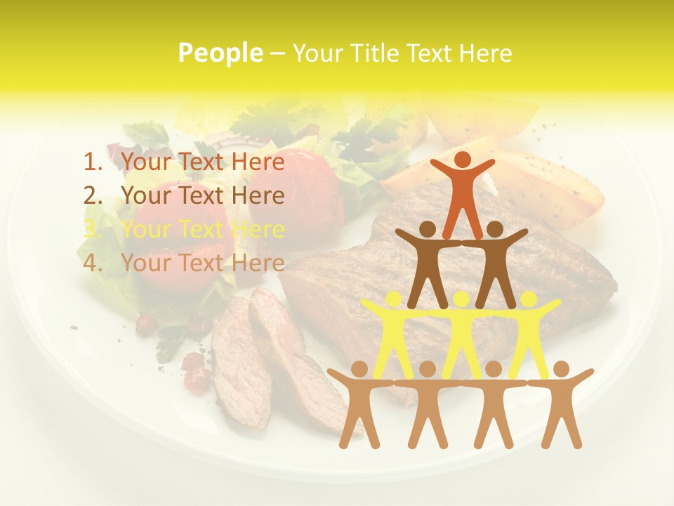 Roasted Beef Horizontal PowerPoint Template