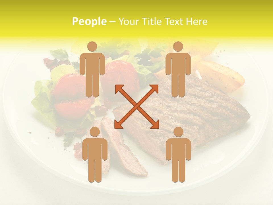 Roasted Beef Horizontal PowerPoint Template