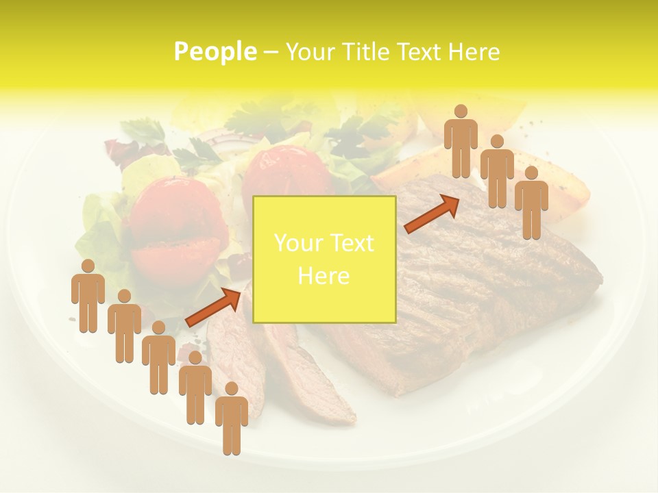 Roasted Beef Horizontal PowerPoint Template
