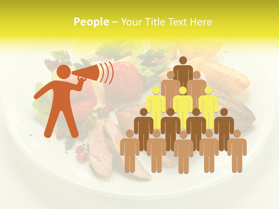 Roasted Beef Horizontal PowerPoint Template