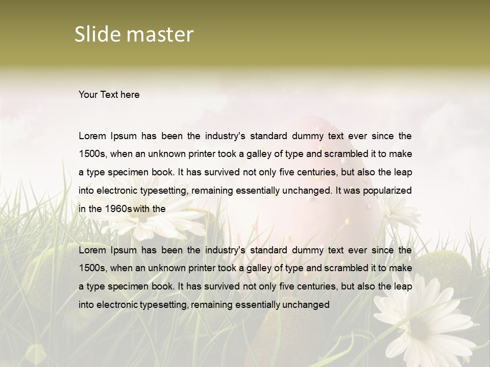 Colour Egg Spring PowerPoint Template