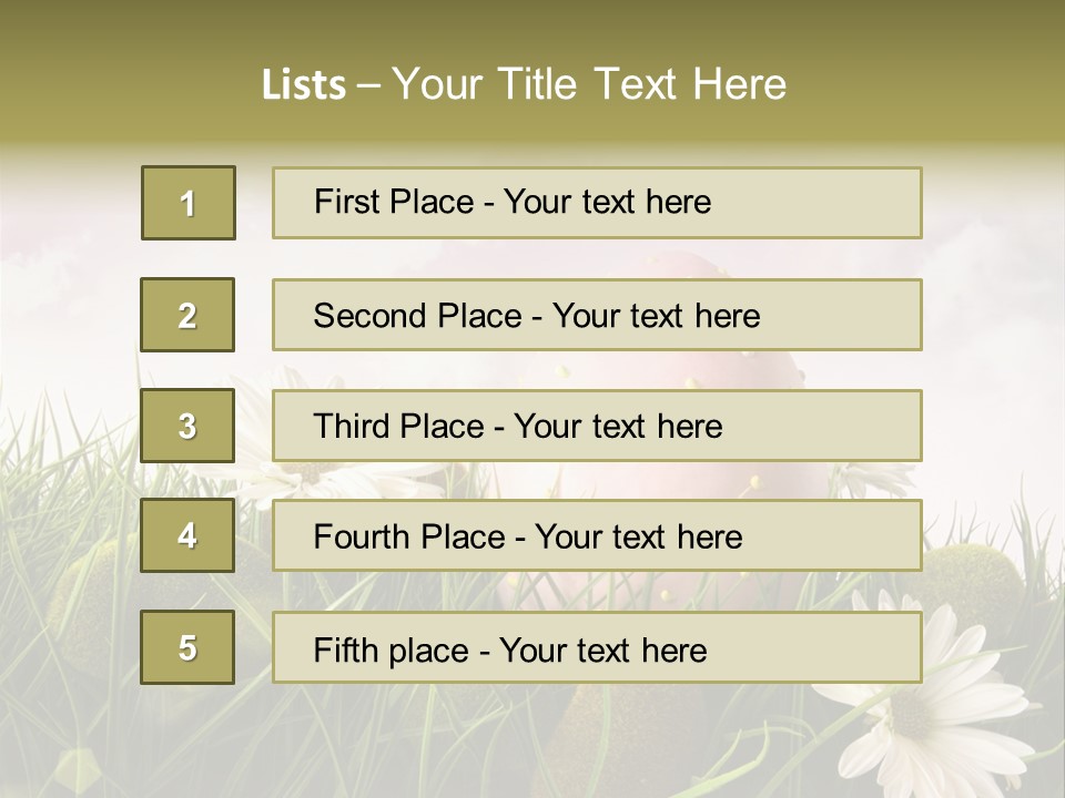 Colour Egg Spring PowerPoint Template