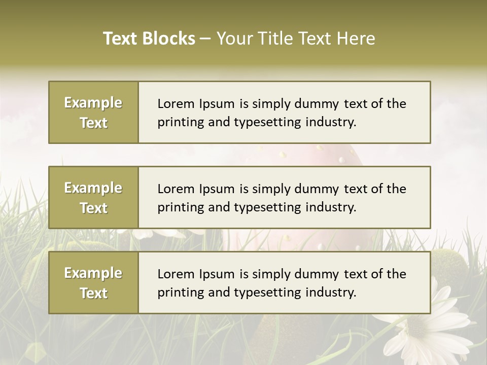 Colour Egg Spring PowerPoint Template