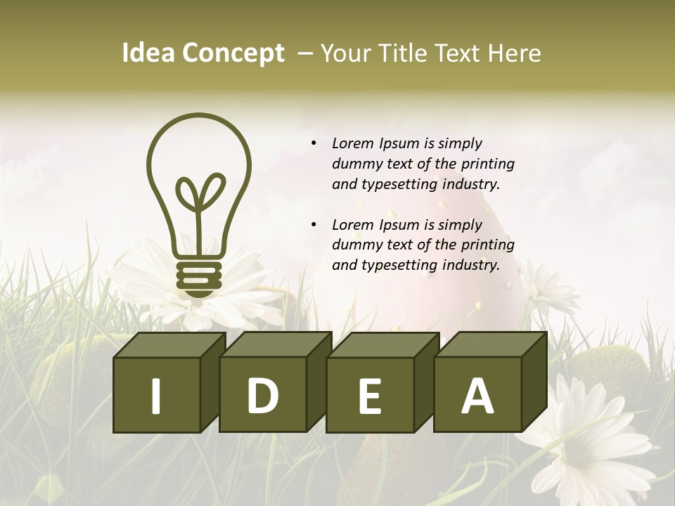 Colour Egg Spring PowerPoint Template