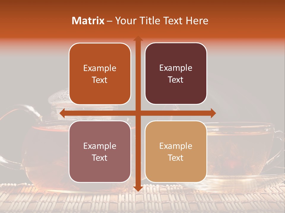 Silence Gold Leaf PowerPoint Template