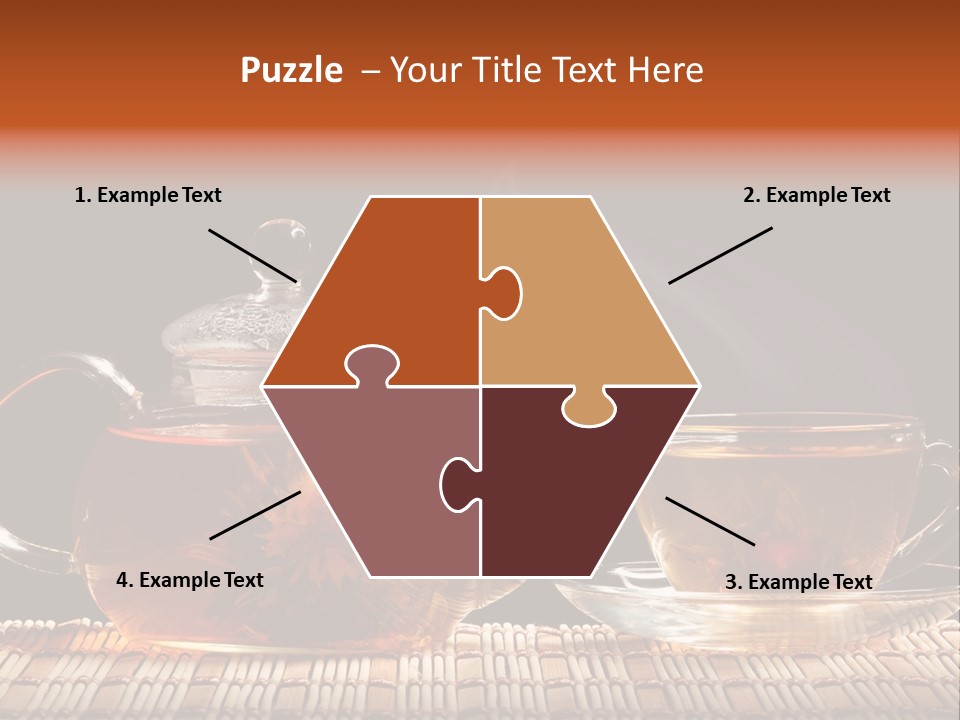 Silence Gold Leaf PowerPoint Template