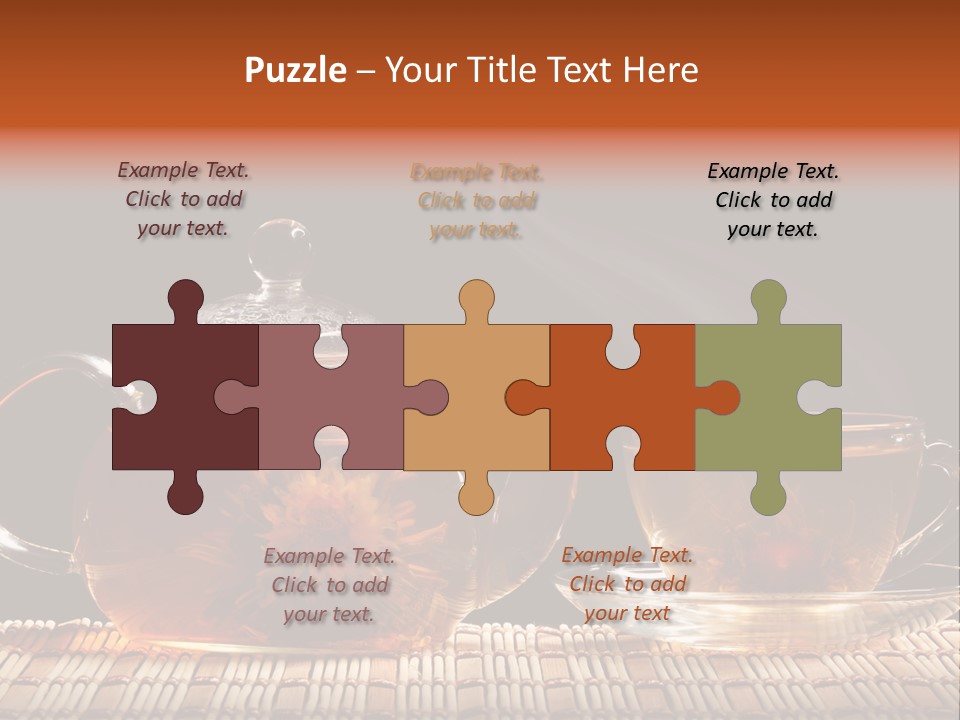 Silence Gold Leaf PowerPoint Template