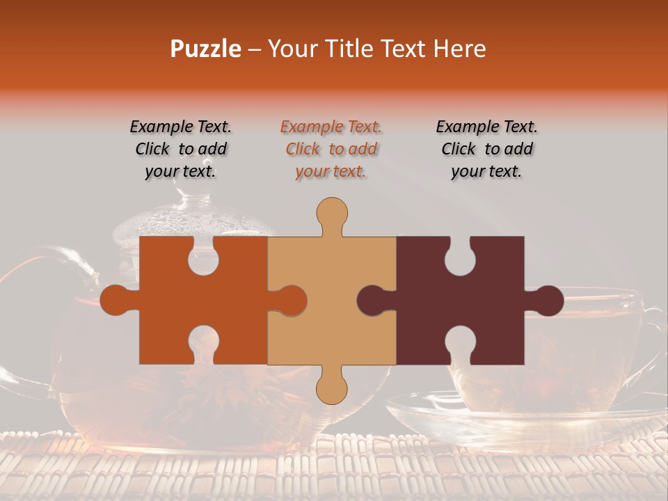 Silence Gold Leaf PowerPoint Template