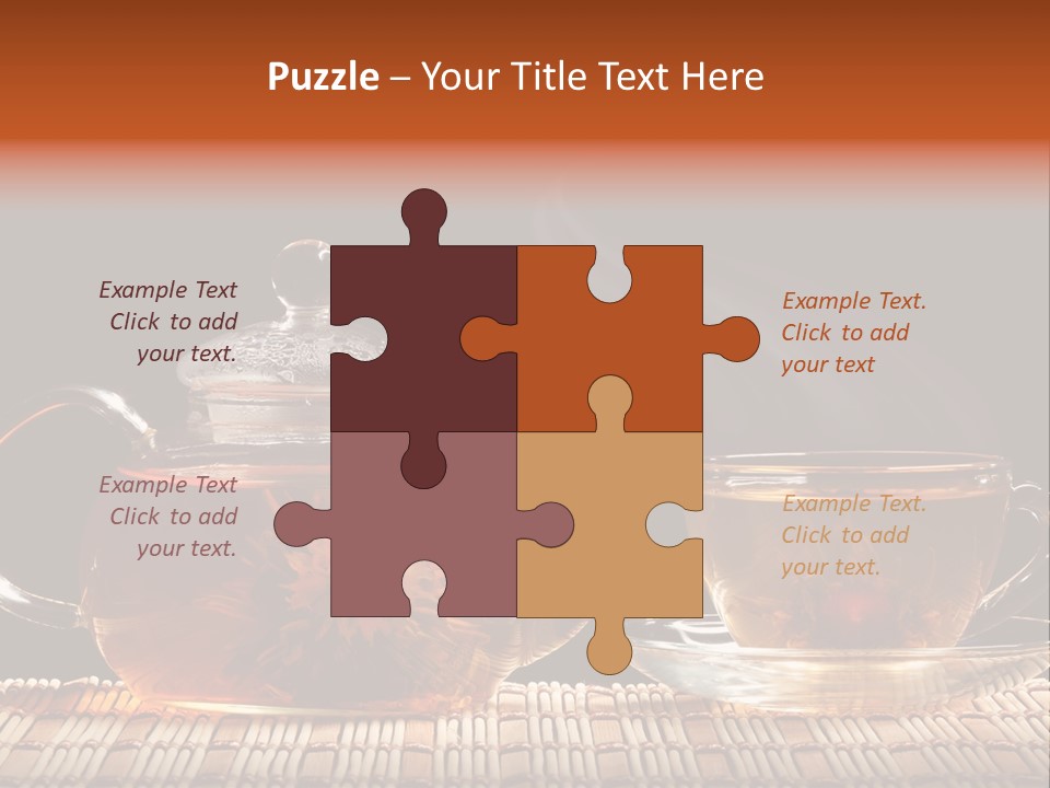 Silence Gold Leaf PowerPoint Template