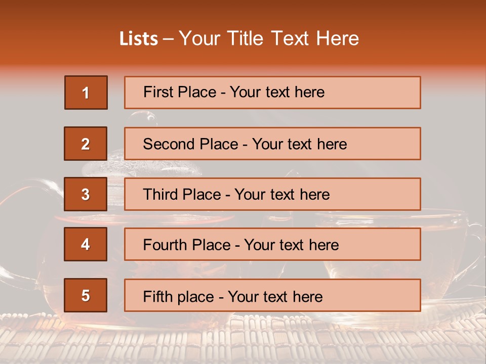 Silence Gold Leaf PowerPoint Template
