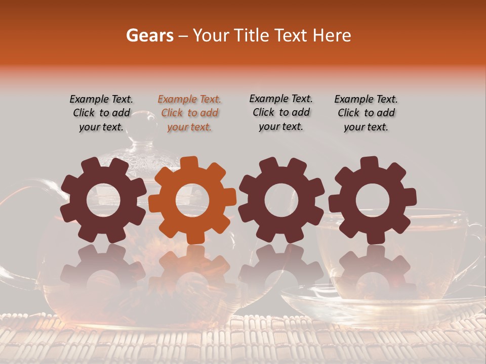 Silence Gold Leaf PowerPoint Template