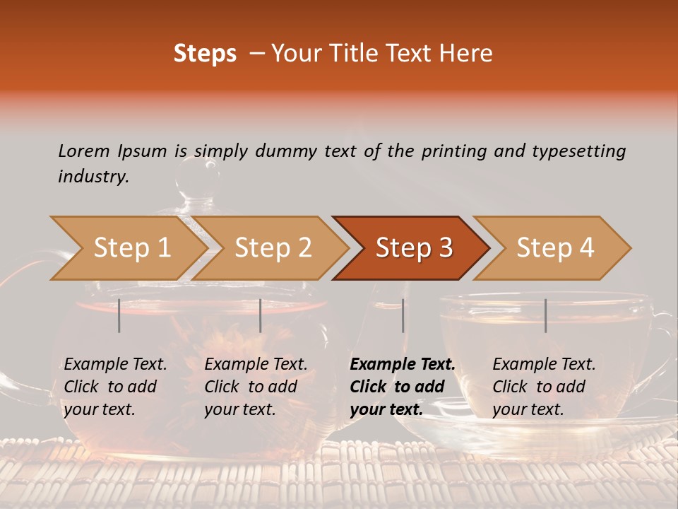 Silence Gold Leaf PowerPoint Template