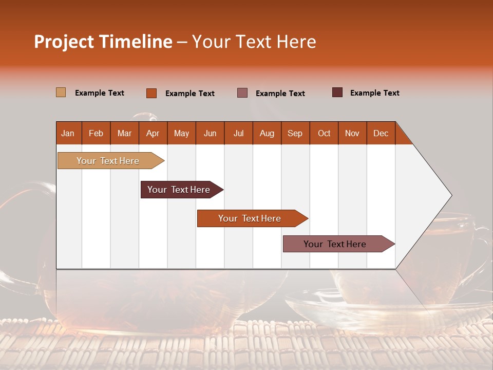 Silence Gold Leaf PowerPoint Template