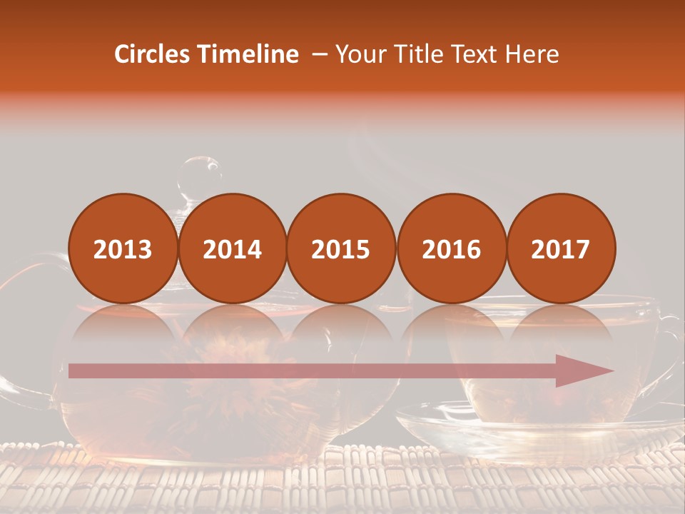 Silence Gold Leaf PowerPoint Template