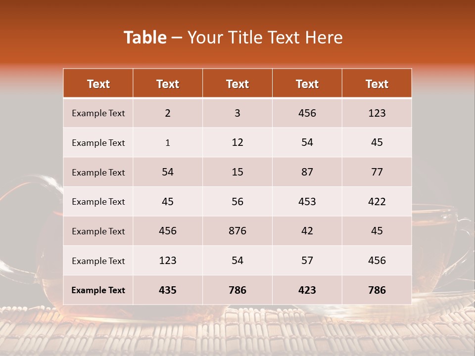 Silence Gold Leaf PowerPoint Template