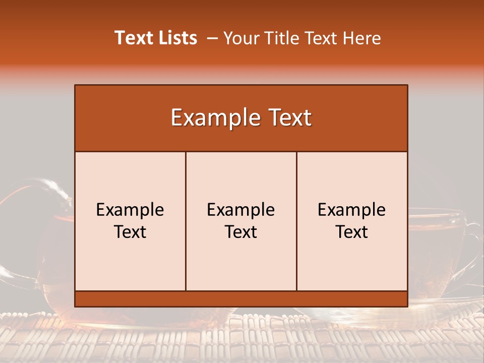 Silence Gold Leaf PowerPoint Template