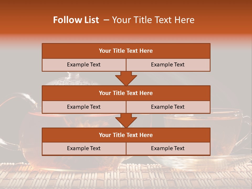 Silence Gold Leaf PowerPoint Template