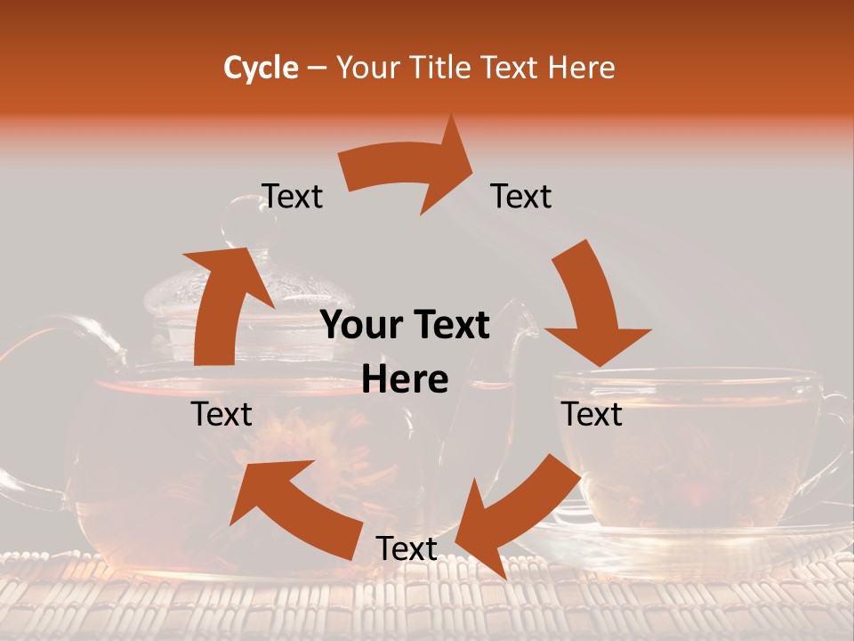 Silence Gold Leaf PowerPoint Template