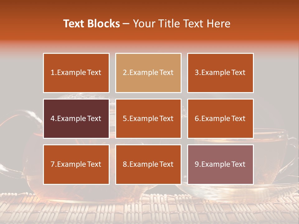 Silence Gold Leaf PowerPoint Template