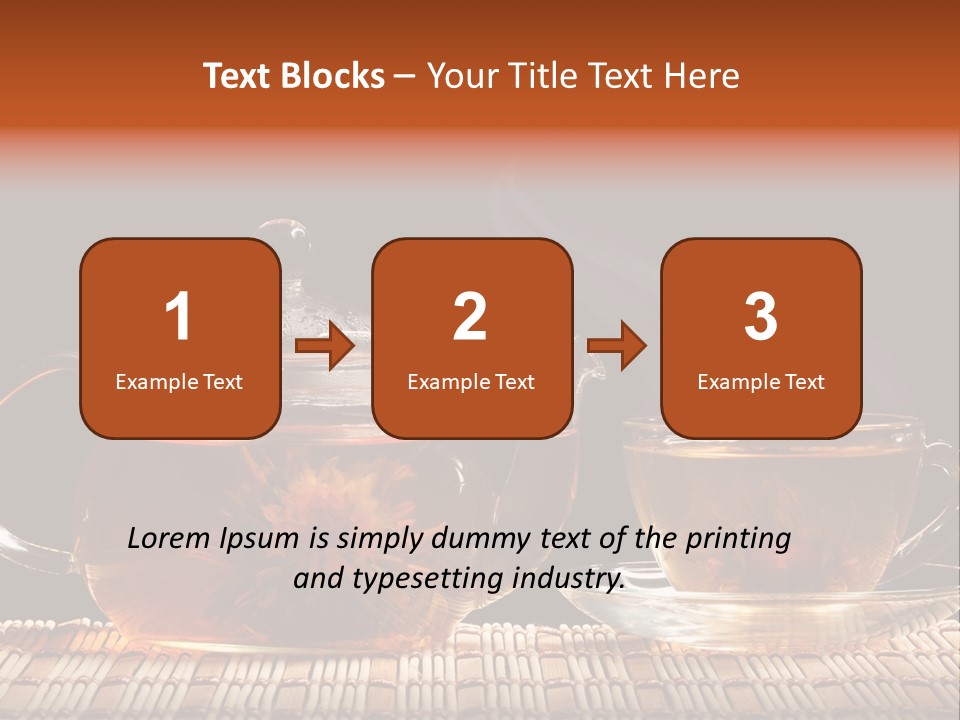 Silence Gold Leaf PowerPoint Template