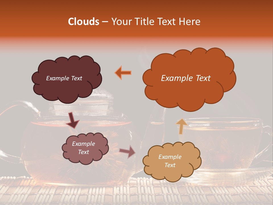 Silence Gold Leaf PowerPoint Template