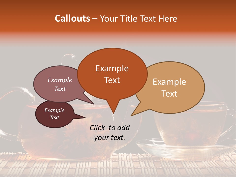 Silence Gold Leaf PowerPoint Template