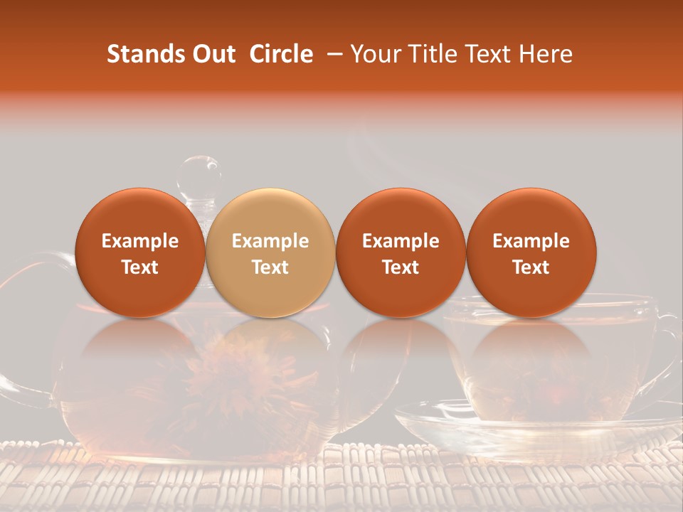 Silence Gold Leaf PowerPoint Template