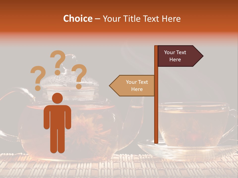 Silence Gold Leaf PowerPoint Template