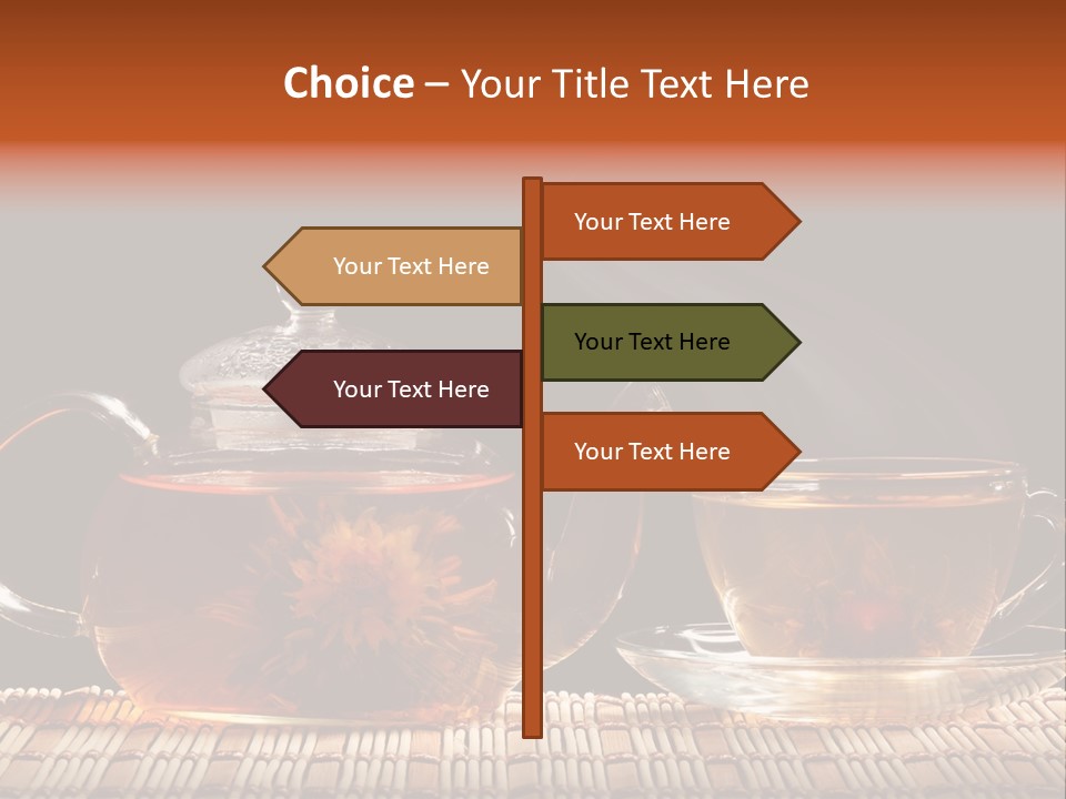 Silence Gold Leaf PowerPoint Template