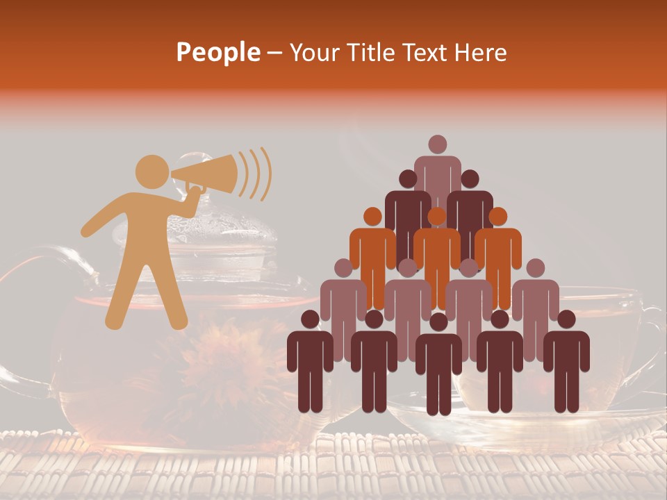 Silence Gold Leaf PowerPoint Template