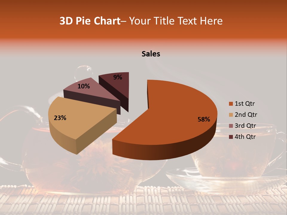 Silence Gold Leaf PowerPoint Template