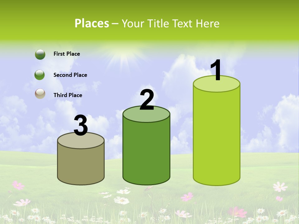 Blue Idyllic Clear PowerPoint Template