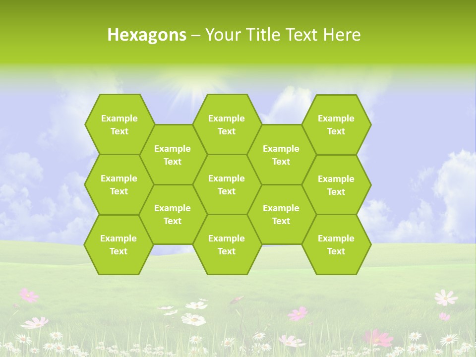 Blue Idyllic Clear PowerPoint Template