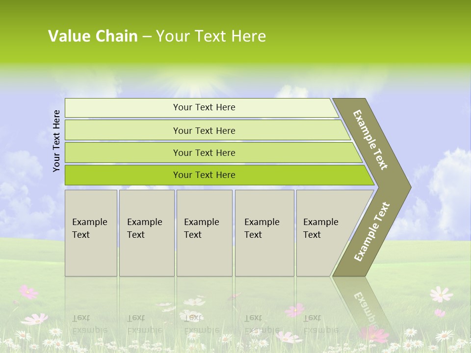 Blue Idyllic Clear PowerPoint Template