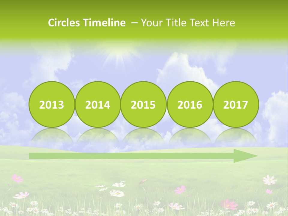 Blue Idyllic Clear PowerPoint Template