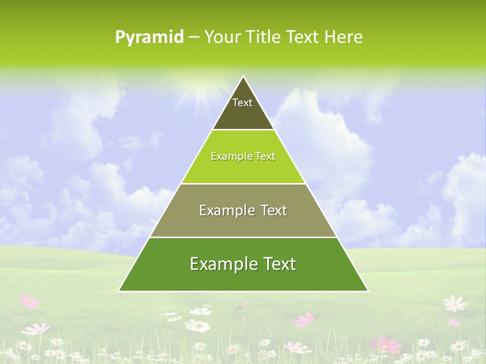 Blue Idyllic Clear PowerPoint Template